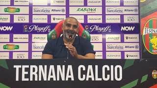 Conferenza stampa post Ternana-Vicenza 3-1 semifinale playoff
