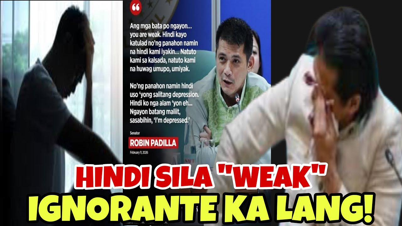 CALLING PEOPLE “WEAK” WONT MAKE YOU “STRONG” ROBIN PADILLA! WALA KA LANG TALAGANG ALAM!