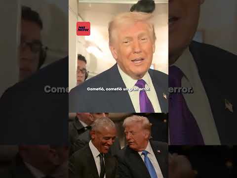 TRUMP DICE QUE OBAMA REVELÓ INFORMACIÓN CLASIFICADA AL DECIR QUE EXISTEN LOS EXTRATERRESTRES