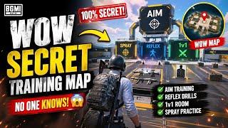 BGMI WOW Secret Training Map 🔥 100% Hidden Aim &amp; Reflex Map! #bgmi 