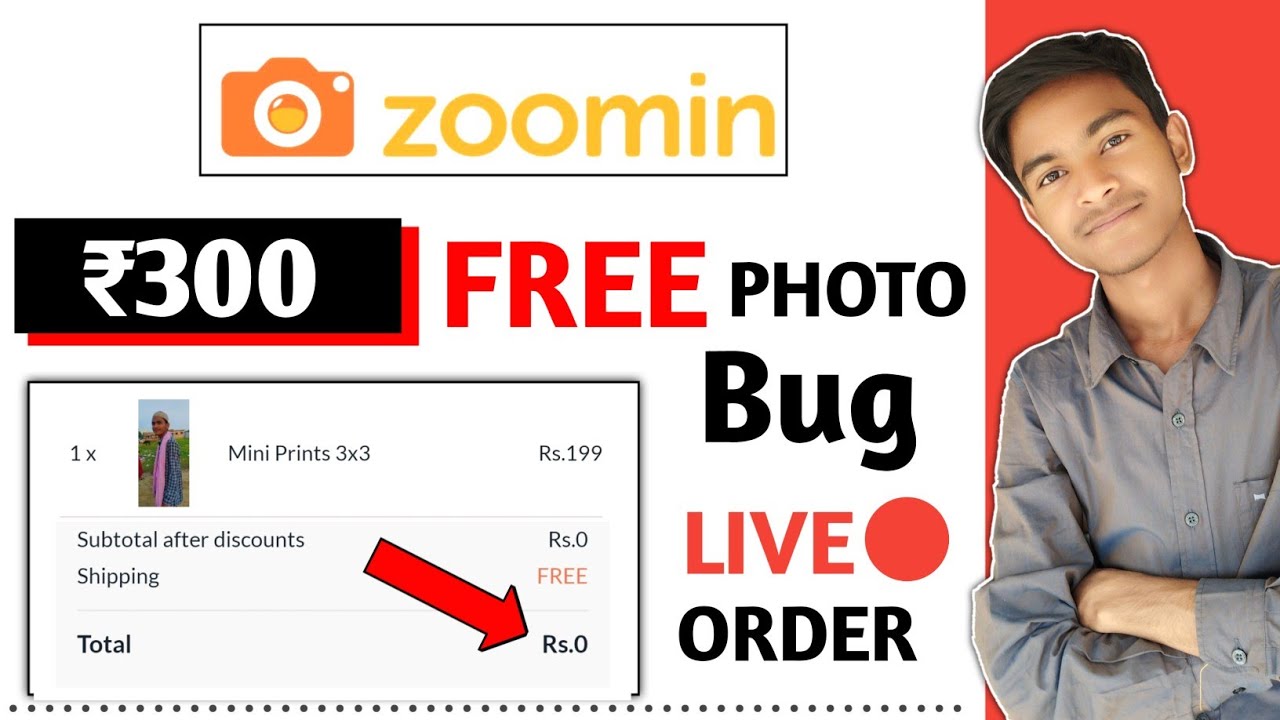 zoomin free photo bug 🤫unlimited free order No Shipping | new shopping apps /  free shopping loot 💯