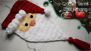 ️ Crochet Santa Wall Hanging 