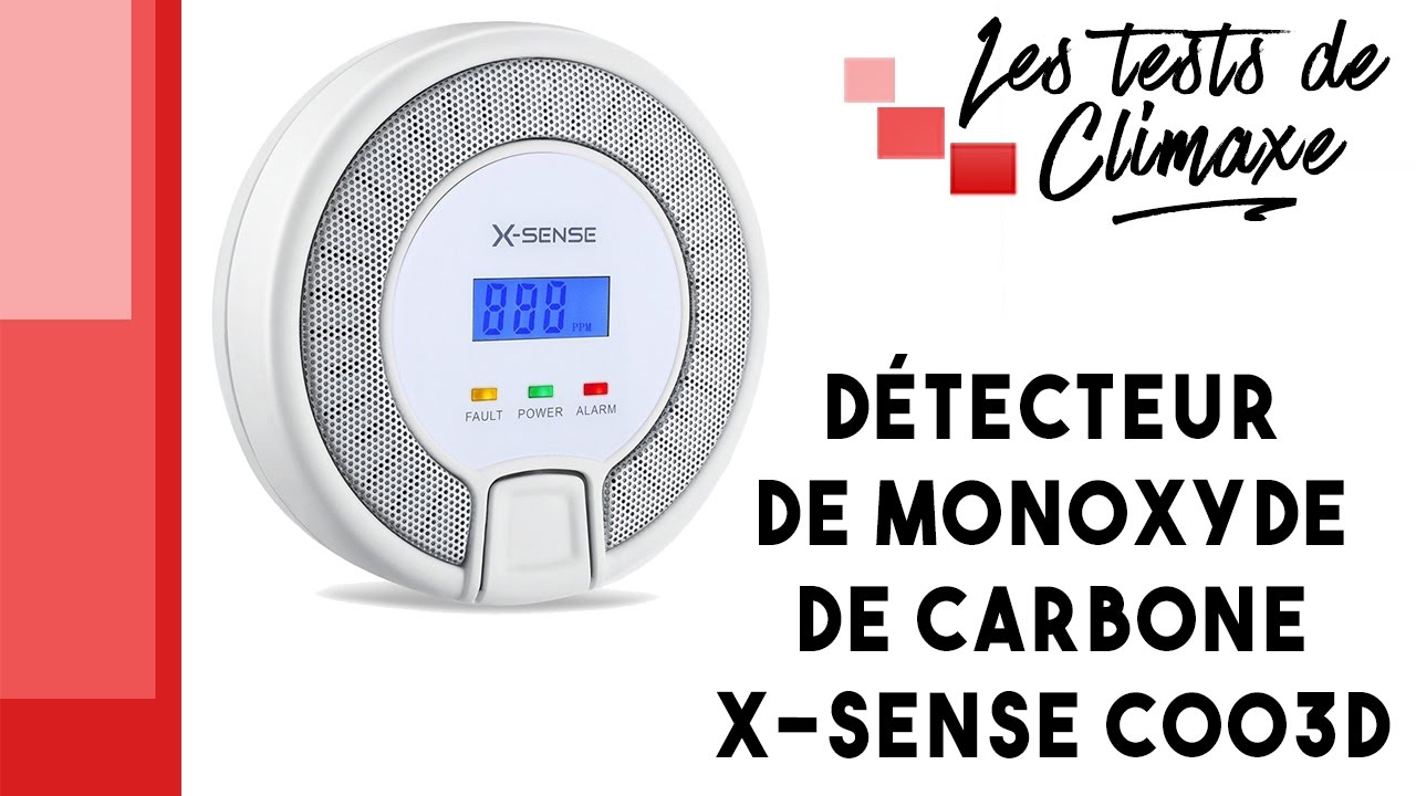 Test d'un détecteur de monoxyde de carbone (CO) X-Sense CO03D 