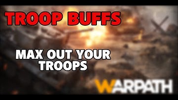 Warpath - Max Buffs for units - What