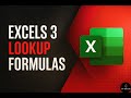 Master Excel’s 3 Most Powerful Lookup Functions VLOOKUP, INDEX+MATCH, XLOOKUP