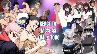 Midareuchi & Bad Party Ending React to Mc's as Yuji & Todo |Crossover| Full Movie |-Gacha React🇺🇸