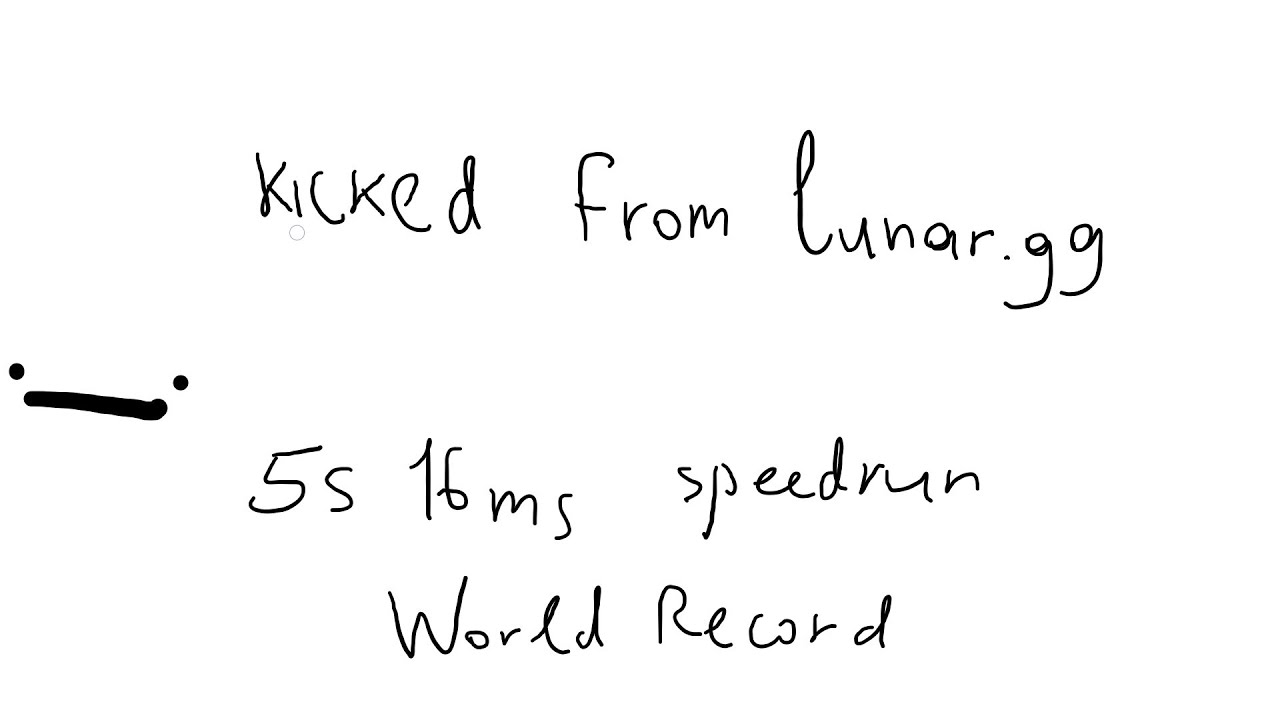 Getting kicked from lunar.gg any% I random CPS I 5s 16ms [WORLD RECORD]