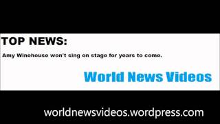Amy Winehouse won't sing on stage for years to come