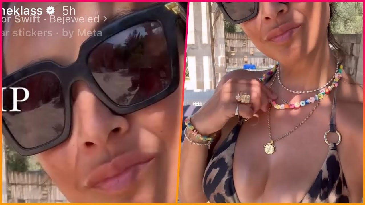 Myleene Klass looks amazing in hot bikini photos as she soaks up the sun on a family