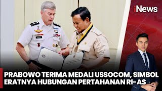 Presiden Prabowo Dianugerahi Medali US Special Operations Command di Istana Merdeka | iNews Malam