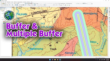 Cara Membuat Buffer dan Multiple Buffer Menggunakan ArcGis