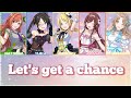 Let's get a chance【KAN/ROM/ENG】Lyrics Color Code | SHINYMAS MUSIC DAWN mix voice character