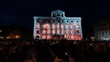 Video mapping by Filip Hodas & Pavel Ridosko at Signal Festival 2024