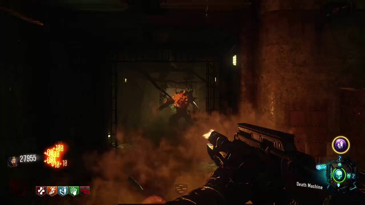 Death Machine vs Thrasher on round 50 - Black ops 3 Zombies (Zetsubou No Shima)