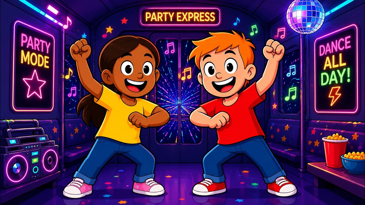 Chugga Chugga Chugga Woo Woo! ๐ Kids Party Train Dance Song | Pump Your Arms ...