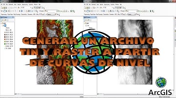 Video Extra: Generar un Archivo TIN y Raster a partir de Curvas de Nivel - ArcGIS 10.x