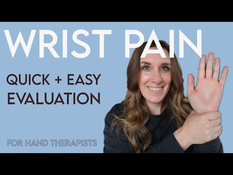 How to evaluate WRIST PAIN! My fave clinical pearl