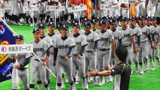 2017ホークスカップ中学硬式野球大会　開会式　H29.8.8　ヤフオクドーム