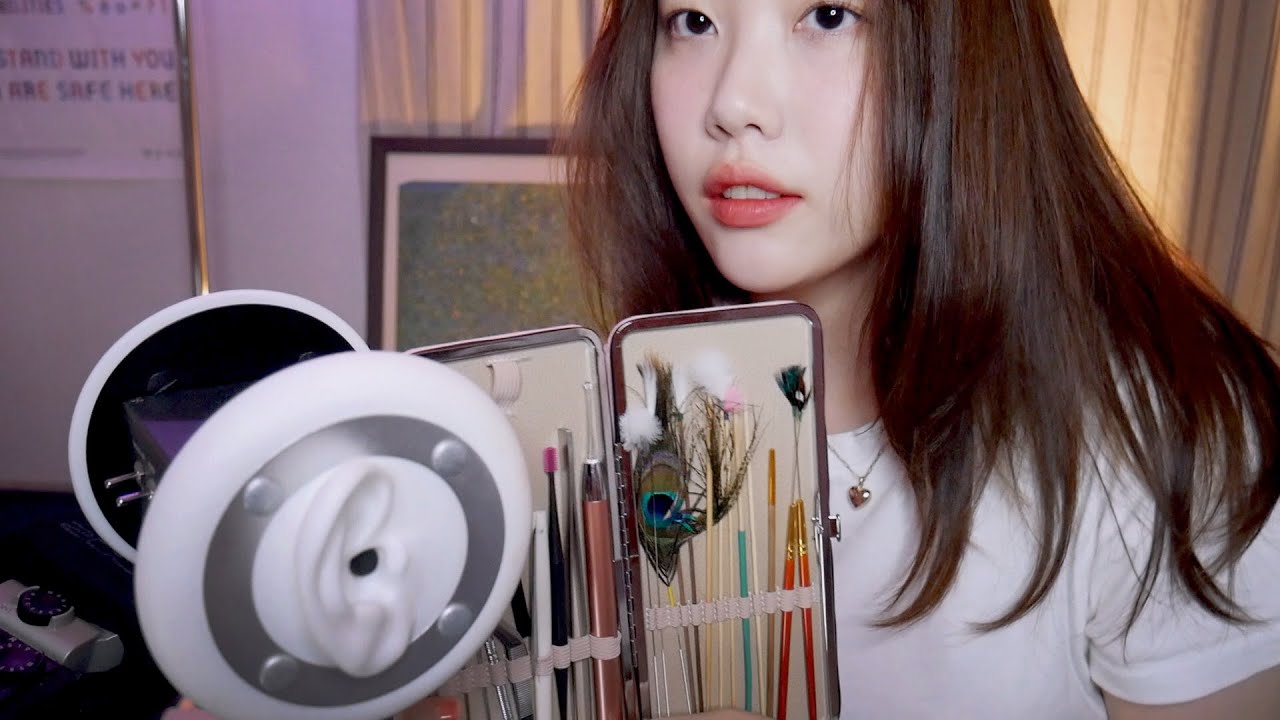ASMR 새로운 도구로 귀청소 테스트 해드릴게요👂🏻 귀청소가게 롤플레이 Ear cleaning Role play