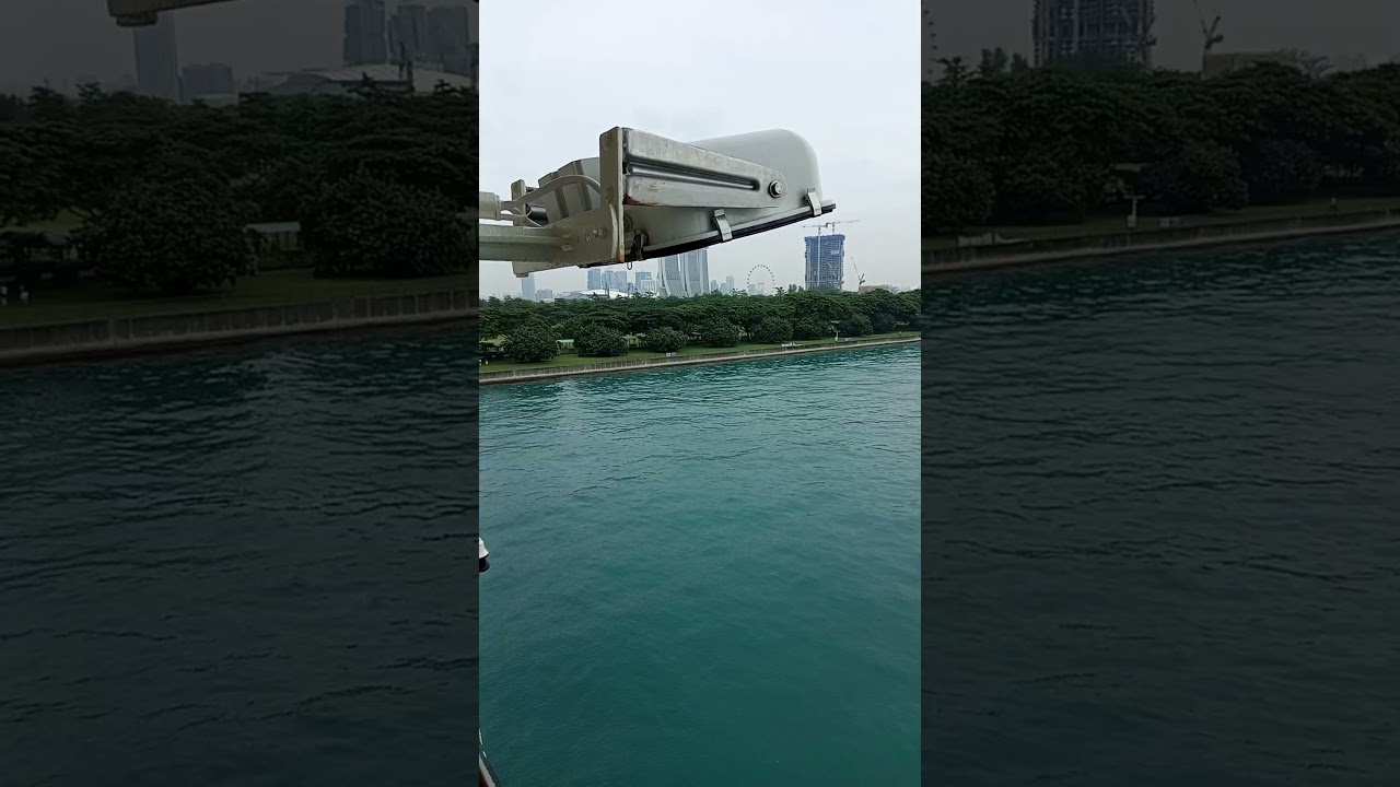 Kerja di Kapal Pesiar, 26 oktober 2026 nge Port cuaca habis hujan di singapore #youtubeshorts