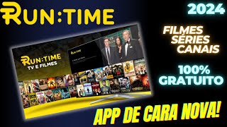 APP RUN TIME para SMART TV MUDOU e AGORA ESTÁ BEM MELHOR! FILMES e CANAIS GRÁTIS!