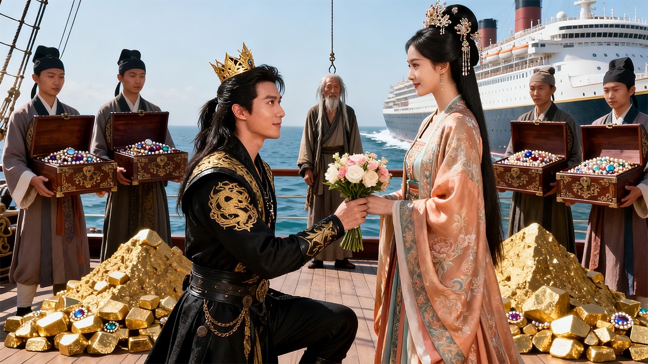 【一口气看完】叔父為奪家產將她丟下海餵鯊魚，她重生覺醒控海異能！掀起巨浪吞噬仇家艦隊，海盜王拿800箱黃金當聘禮跪求聯姻！