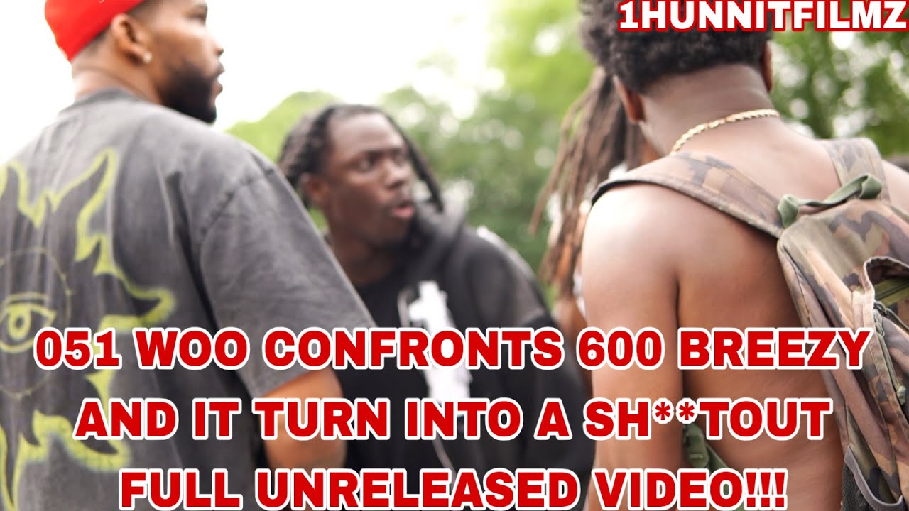 051 Ву вступает в конфликт с 600 Бризи, и это перерастает в перестрелку (полное видео перестрелки)