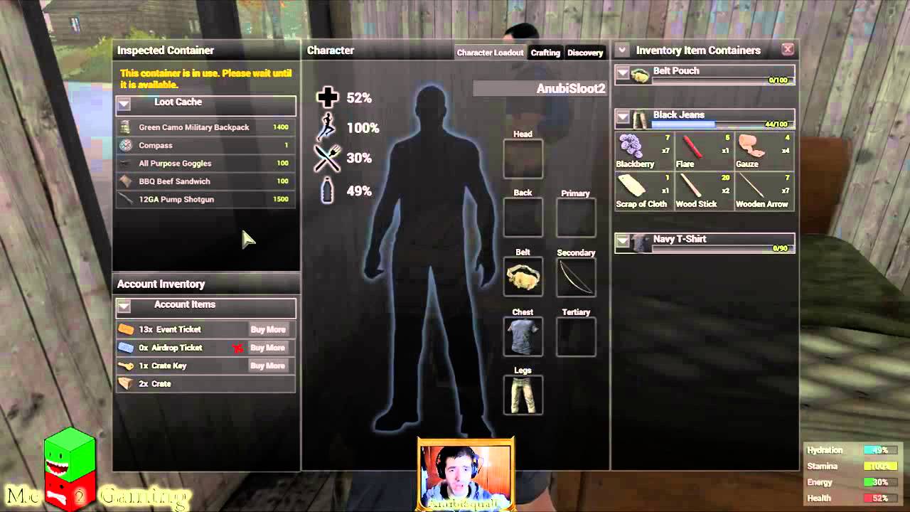h1z1 a worm letter tess quest cache youtube