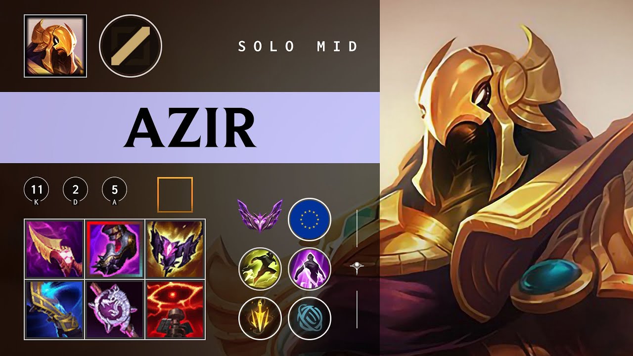 Azir Mid vs Karma - EUW Master Patch 26.02