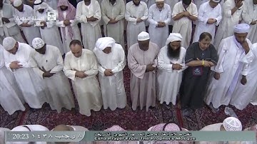 تلاوة جميلة لصلاة العشاء اليوم الأربعاء 1438/7/8 - المسجد النبوي- الشيخ عبدالباري الثبيتي - من الملك