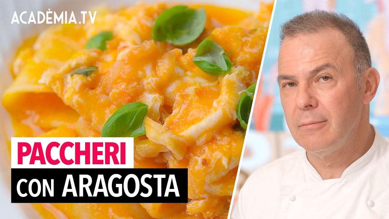 Paccheri all'aragosta con Domenico Soranno