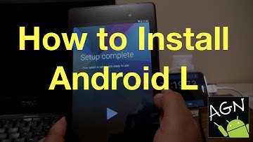 How to Install Android L on the Nexus 7