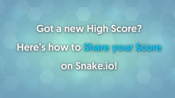 Snake.io Tutorial - Sharing your Score