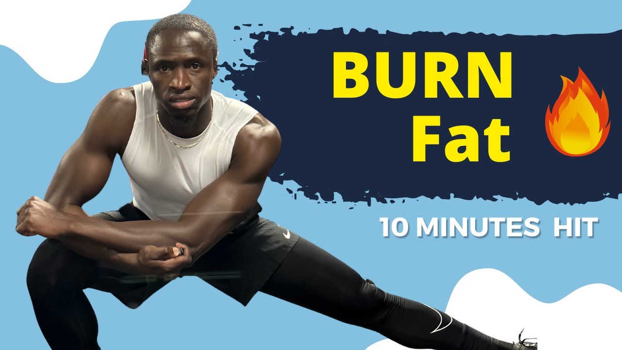 10 MINUTE FAT BURNING WORKOUT | Lose weight| No equipment home friendly ...