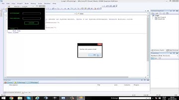Como criar sistema de login [ Visual Basic ]