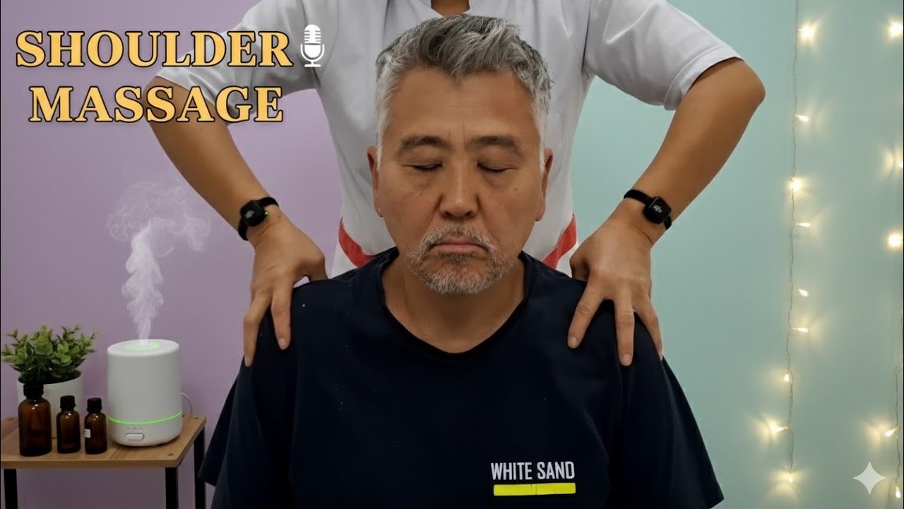 💥 CRACK CRACK! Head, Neck, and Shoulder Massage ASMR from a Professional Massage Therapist