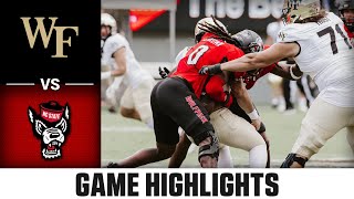 Celebrity Wake Forest vs. NC State Game Highlights | 2024 ACC Football Profile
