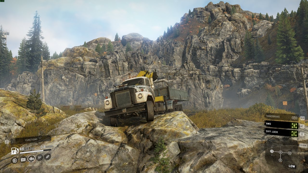 Snowrunner with only the Fleetstar