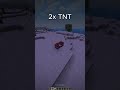 I Tested 2 TNT (Shocking Results😰!!) #minecraft #satisfying