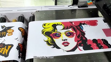 RobotJet Roll to Roll Single Pass digital Printer!