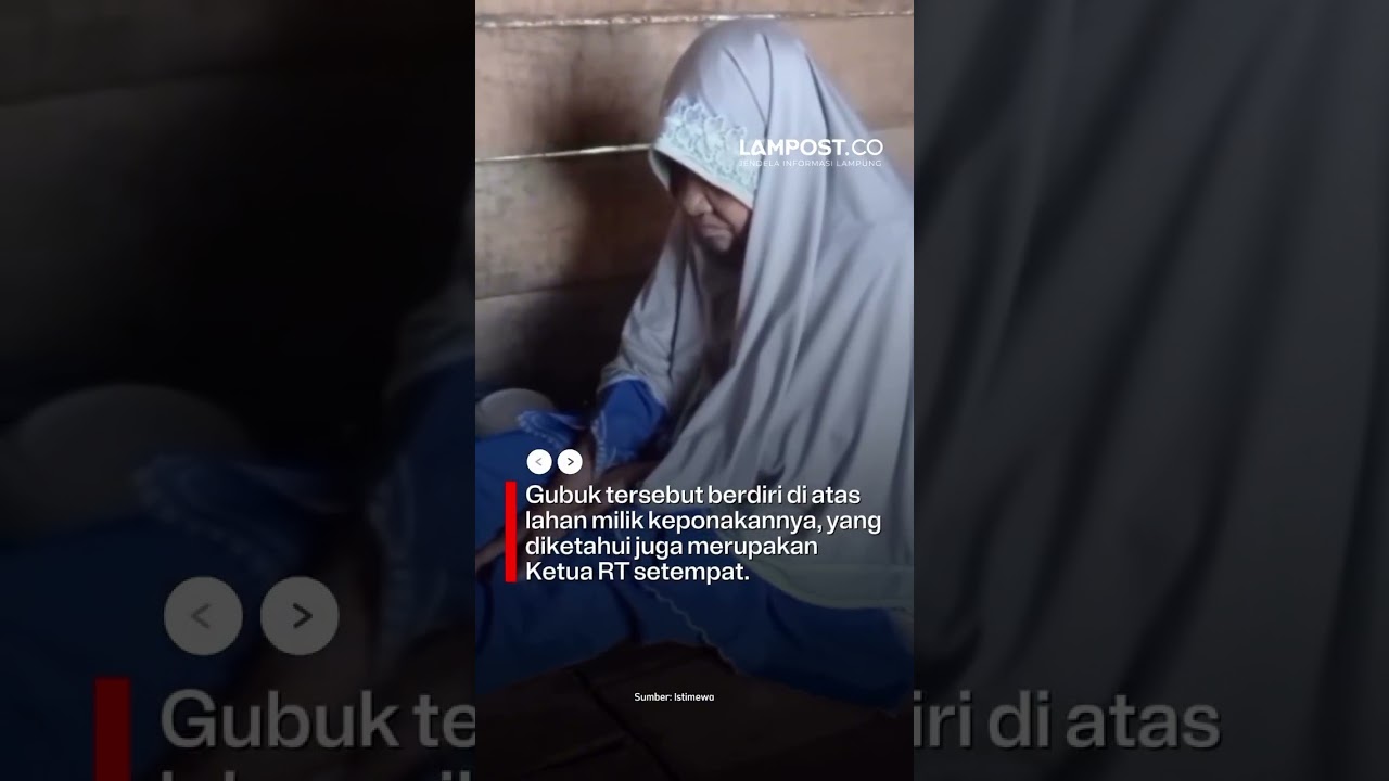 Wali Kota Bandar Lampung, Eva Dwiana marah setelah melihat kondisi seorang nenek sebatang kara