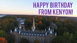 Happy Birthday from Kenyon ('16-'17)