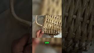 Chalk Paint Basket Makeover: Oil Wax Secret Revealed! #shorts