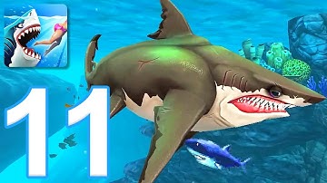 Hungry Shark World - Gameplay Walkthrough Part 11 - Megalodon (iOS, Android)