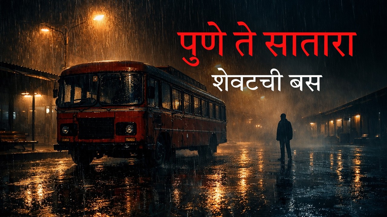 पुणे ते सातारा शेवेची बस || Pune to Satara last bus || horror story || Marathi horror story