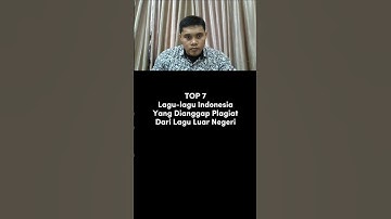 7 lagu-lagu Indonesia yang dianggap plagiat dari lagu luar negeri #shorts