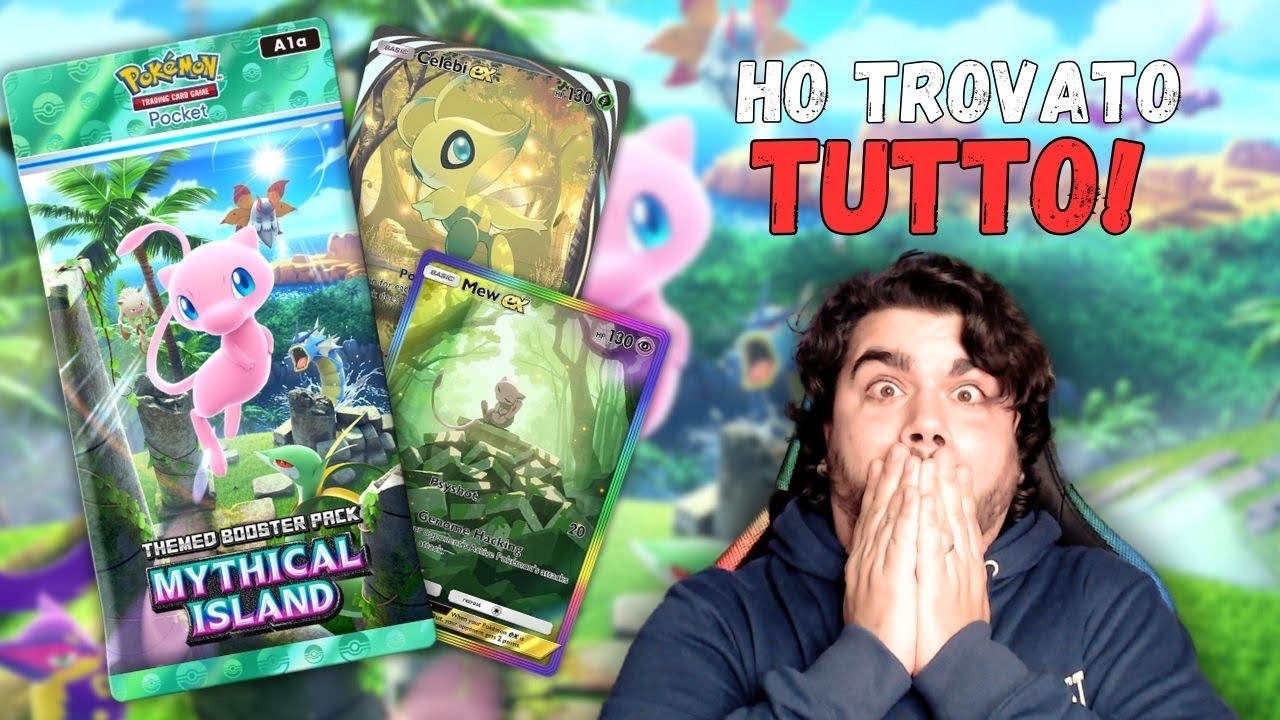 MEGA SPACCHETTAMENTO! APRO 100 BUSTINE DI MYTHICAL ISLAND! - POKEMON ...