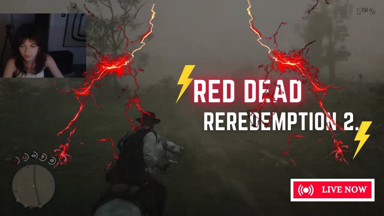 Playing Red Dead Redemption 2.