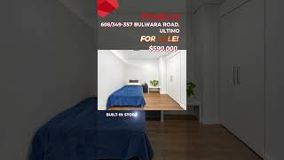Studio Apartment for Sale in Ultimo | 608/349-357 Bulwara Road | $590,000