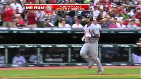 2009/06/13 Pujols crushes his second homer
